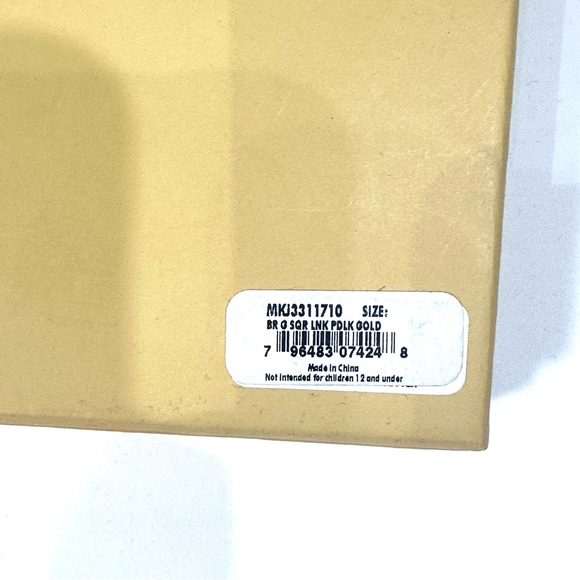 Michael Kors Gold Padlock Toggle Bracelet - Picture 5 of 5